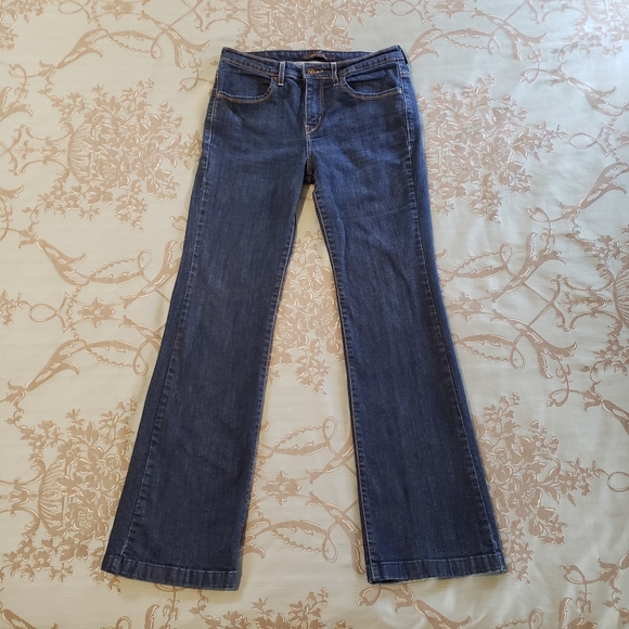 Levi's The Original Jean Mid Rise Dark Wash Blue Jeans Women’s Size 10 - Picture 2 of 12